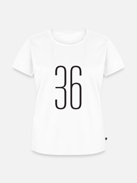 36 - Frauen Premium Bio T-Shirt - Weiß
