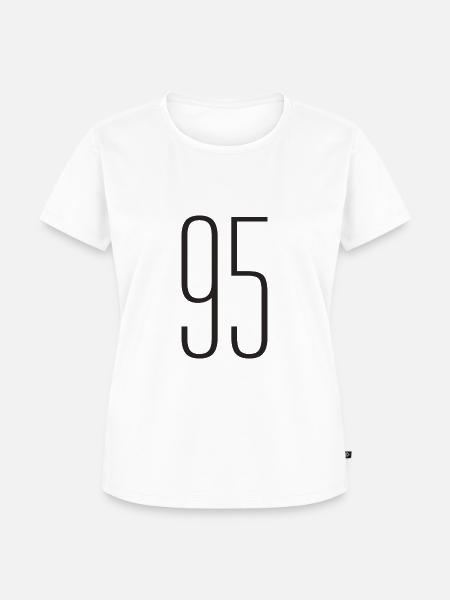 95 - Frauen Premium Bio T-Shirt - Weiß
