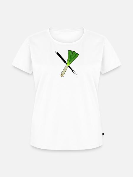 Lauchgrill - Frauen Premium Bio T-Shirt - Weiß