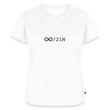 21 millions - T-shirt Premium bio Femme - blanc - Devant - AI Model Female 172 dark (172cm)
