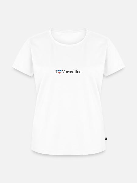 I love Versailles - Frauen Premium Bio T-Shirt - Weiß