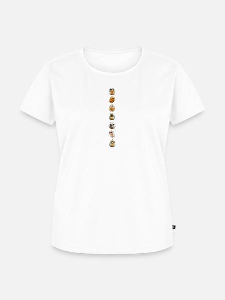 ChickensLong - Frauen Premium Bio T-Shirt - Weiß