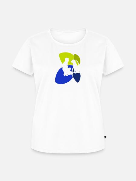 Hundeschule Hundeerzieher - Frauen Premium Bio T-Shirt - Weiß