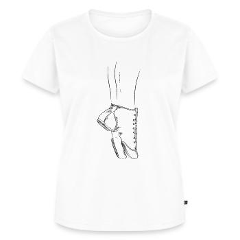 Gardestiefel schwarz | Black & White Collection - Frauen Premium Bio T-Shirt - Weiß - Vorne - AI Model Female 172 dark (172cm)