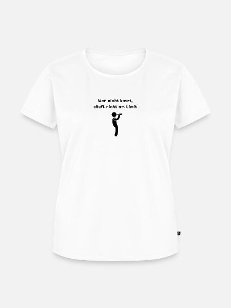 Trinkspruch - Frauen Premium Bio T-Shirt - Weiß