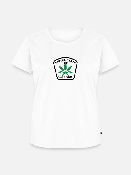 DEVAULT Gras 07 - Frauen Premium Bio T-Shirt - Weiß