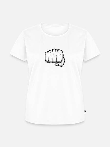 Faust - Frauen Premium Bio T-Shirt - Weiß