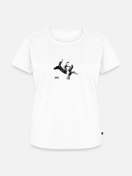 Ruheloser Wald Monochrom - Frauen Premium Bio T-Shirt -