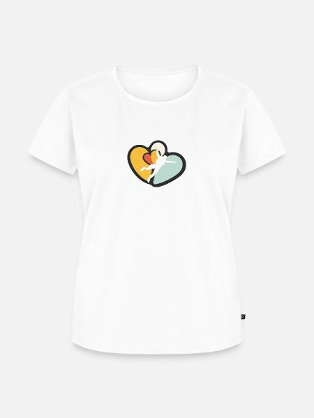 Parachuting Luft - Frauen Premium Bio T-Shirt - Weiß