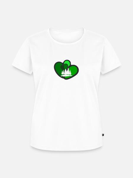 Forstwirtschaft Wald Nachhaltigkeit - Frauen Premium Bio T-Shirt - Weiß