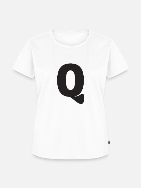 Q - Frauen Premium Bio T-Shirt - Weiß