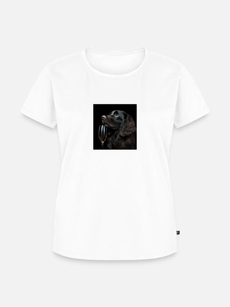 Hündchen - Frauen Premium Bio T-Shirt - Weiß