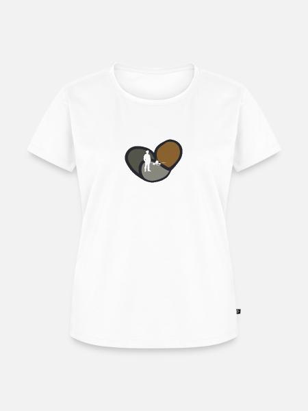 Stewardess Flugverkehr - Frauen Premium Bio T-Shirt - Weiß