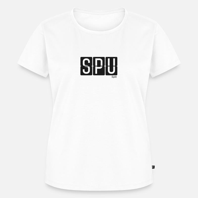 Split - Women's Premium Organic T-shirt - white