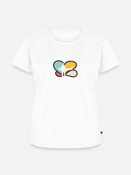 Flugbegleiter Flug - Frauen Premium Bio T-Shirt - Weiß