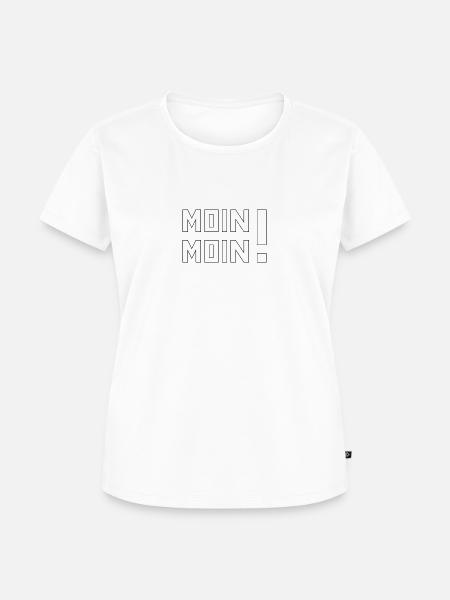 Moin Moin! - Frauen Premium Bio T-Shirt - Weiß