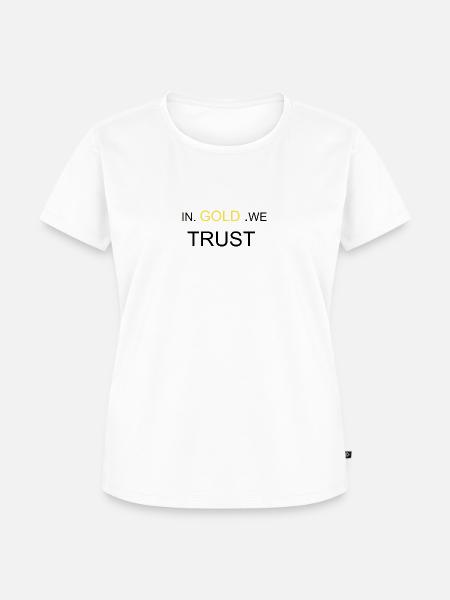 In Gold - Frauen Premium Bio T-Shirt - 