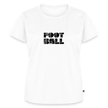 J’adore le football - T-shirt Premium bio Femme - blanc - Devant - AI Model Female 172 dark (172cm)