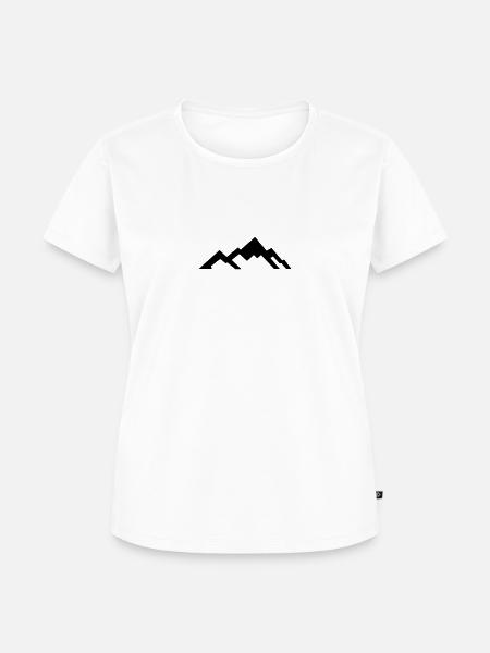 Berge - Mountains - Frauen Premium Bio T-Shirt - Weiß