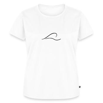 Wal im Meer –Rettet den Ozean – Save the Ocean - Frauen Premium Bio T-Shirt - Weiß - Vorne - AI Model Female 172 dark (172cm)
