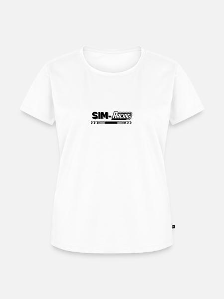 SIM RACING - Frauen Premium Bio T-Shirt - Weiß