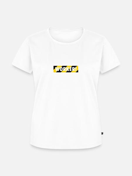 Worker - Frauen Premium Bio T-Shirt - Weiß