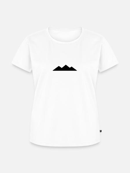 Berge Berg Gebirge 06 - Frauen Premium Bio T-Shirt - Weiß