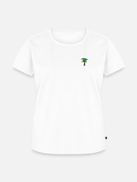Palm - Frauen Premium Bio T-Shirt - Weiß