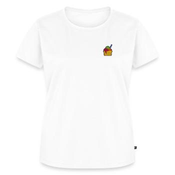 Eis - Frauen Premium Bio T-Shirt - Weiß - Vorne - AI Model Female 172 dark (172cm)
