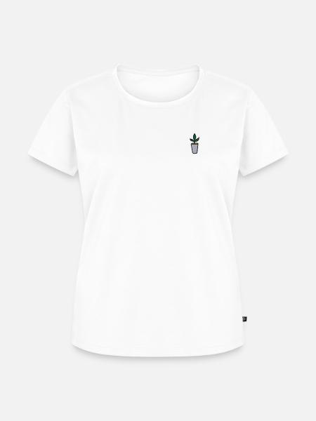 Blume 2 - Frauen Premium Bio T-Shirt - Weiß