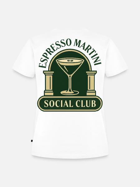 Espresso Martini Social Club  - Frauen Premium Bio T-Shirt - Weiß