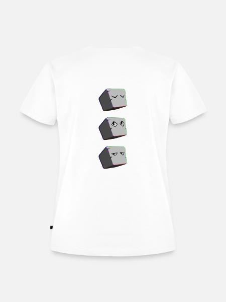 Stein - Frauen Premium Bio T-Shirt - Weiß