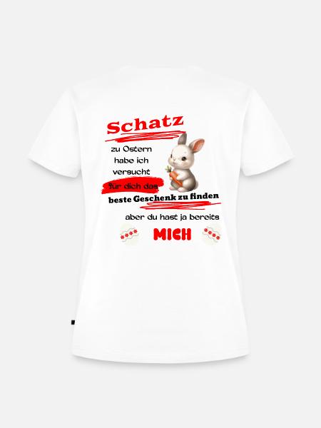 Zu Oster? Mich! - Frauen Premium Bio T-Shirt - Weiß