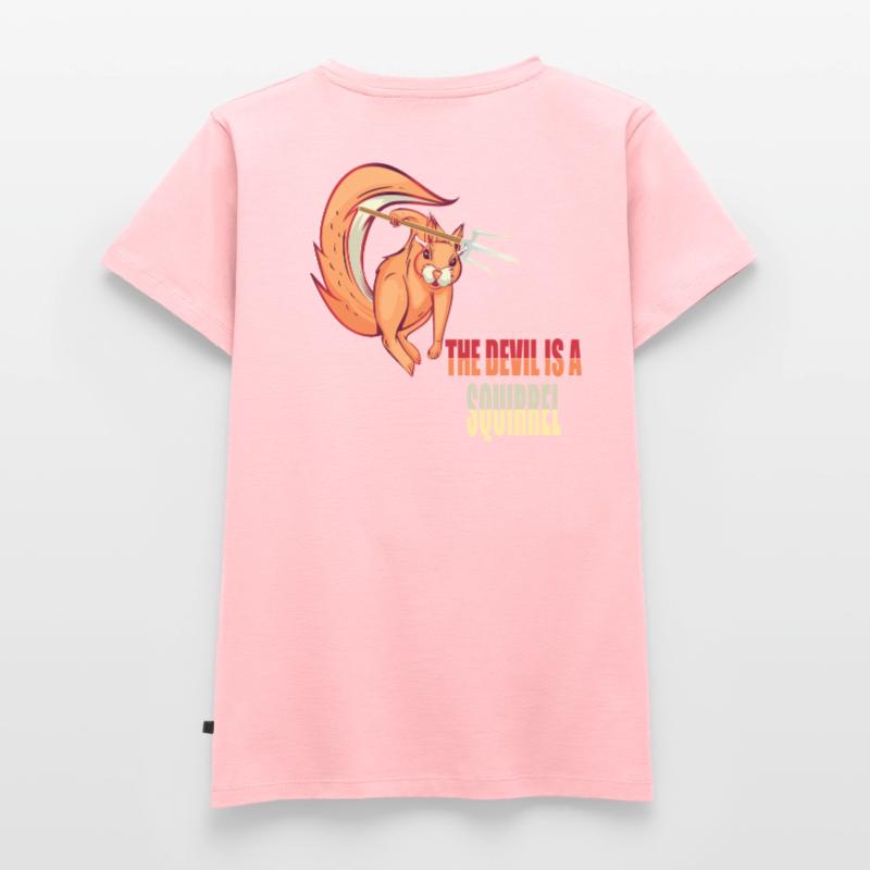 The devil is a squirrel, Devil Squirrel Women's Premium Organic T-shirt