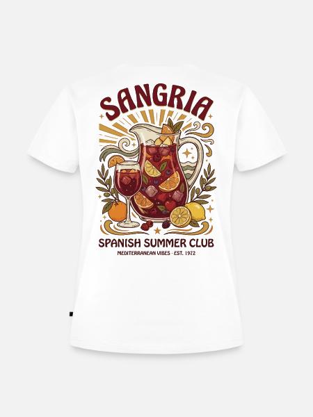 Sangria - Frauen Premium Bio T-Shirt - Weiß