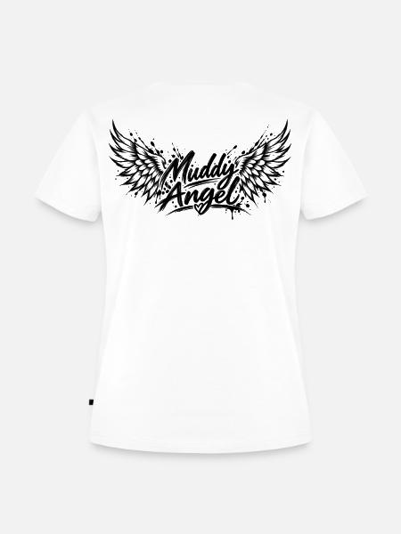 Muddy Angel - Frauen Premium Bio T-Shirt - Weiß