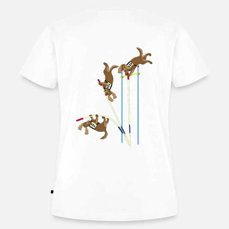 Pole vault - Women's Premium Organic T-shirt - white