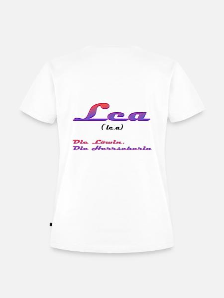 Lea - Frauen Premium Bio T-Shirt - Weiß