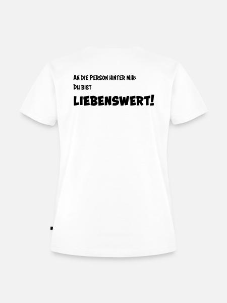 Liebenswert - Frauen Premium Bio T-Shirt - Weiß
