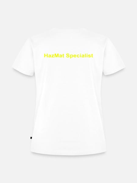HazMat Specialist - Frauen Premium Bio T-Shirt - Weiß