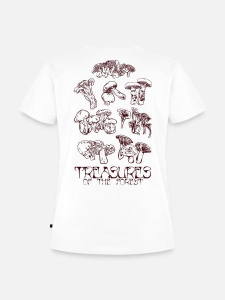SCHÄTZE DES WALDES - Frauen Premium Bio T-Shirt - Weiß