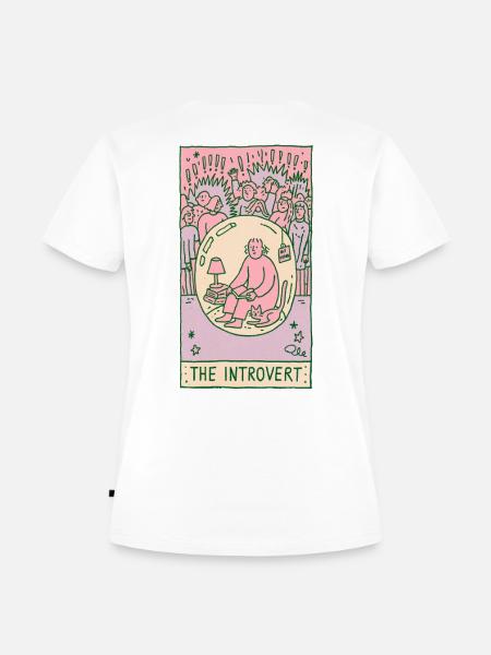 The Introvert - Frauen Premium Bio T-Shirt - Weiß