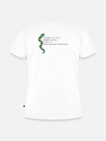 LEBENSABSCHNITTSPARTNER - Frauen Premium Bio T-Shirt - Weiß