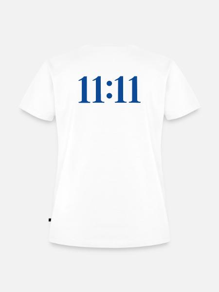 11:11 - Frauen Premium Bio T-Shirt - Weiß
