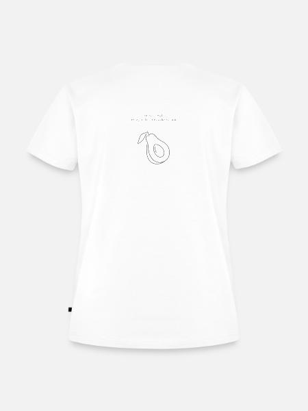Avocado - Rock´n´Roll - Frauen Premium Bio T-Shirt - Weiß