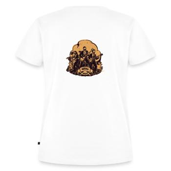 Marriage Amplified. rocking groom - Women's Premium Organic T-shirt - white - Back - AI Model Female 172 dark (172cm)