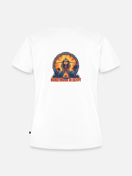 Flitterwochen in Äqypt. - Frauen Premium Bio T-Shirt - Weiß
