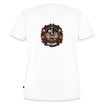 Eifel in Love - Flitterwochen in Paris. - Frauen Premium Bio T-Shirt - Weiß - Hinten - AI Model Female 172 dark (172cm)