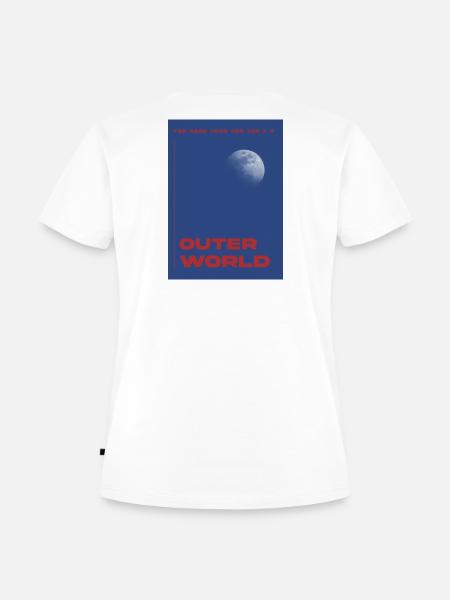 Outer World  - Frauen Premium Bio T-Shirt - Weiß