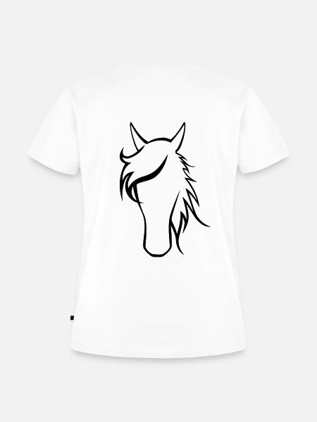Pferdekopf - Frauen Premium Bio T-Shirt -